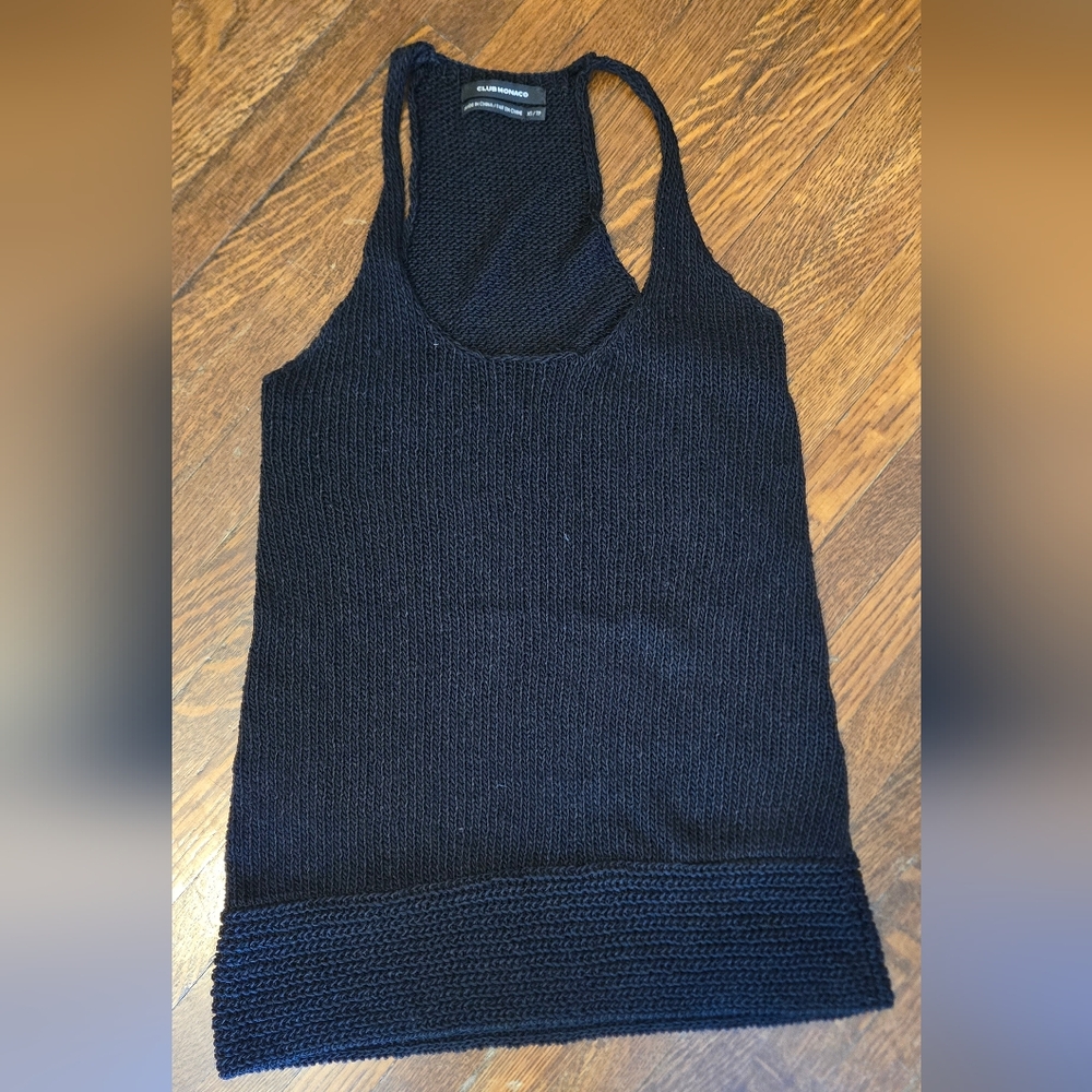 Club Monaco knit tank top